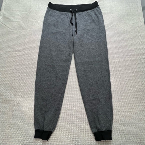 Coco Limon Women’s 1X Dark Gray with Black Trim Jogging Pants Grunge Lounge Wear - Picture 1 of 8